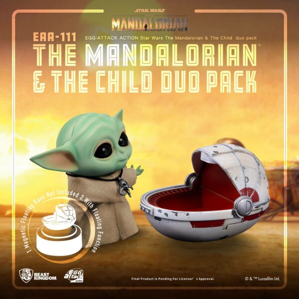 Star Wars The Mandalorian Egg Attack Action Actionfiguren The Mandalorian & The Child 7 - 17 cm – Bild 3