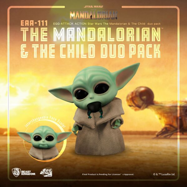 Star Wars The Mandalorian Egg Attack Action Actionfiguren The Mandalorian & The Child 7 - 17 cm – Bild 4