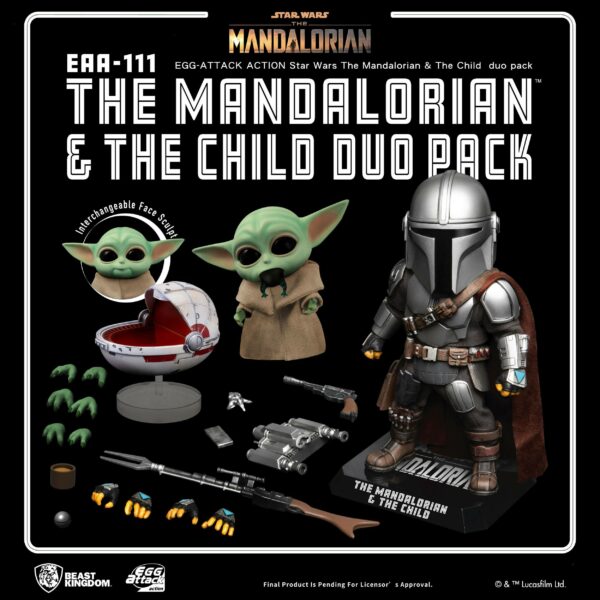 Star Wars The Mandalorian Egg Attack Action Actionfiguren The Mandalorian & The Child 7 - 17 cm – Bild 5