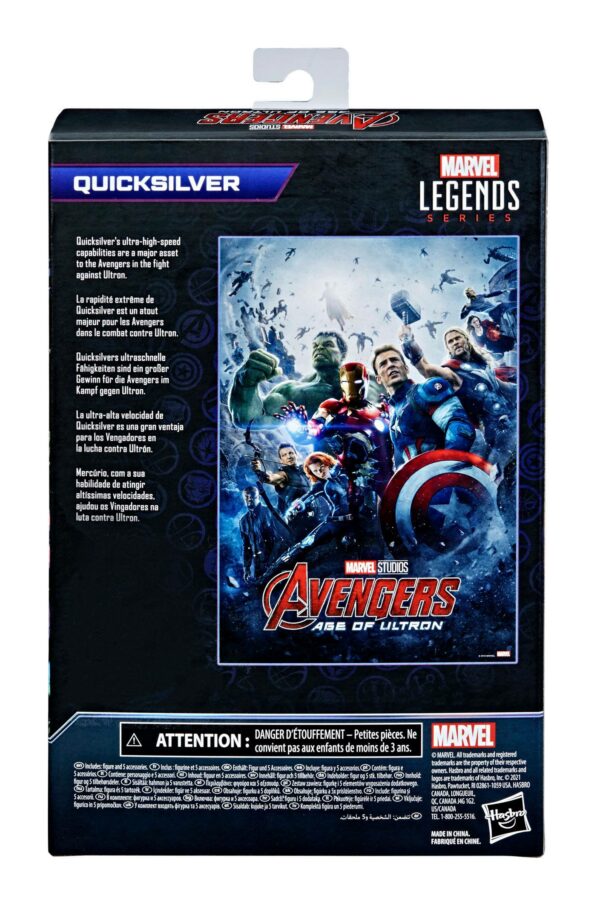 The Infinity Saga Marvel Legends Series Actionfigur 2021 Quicksilver (Avengers: Age of Ultron) 15 cm – Bild 2