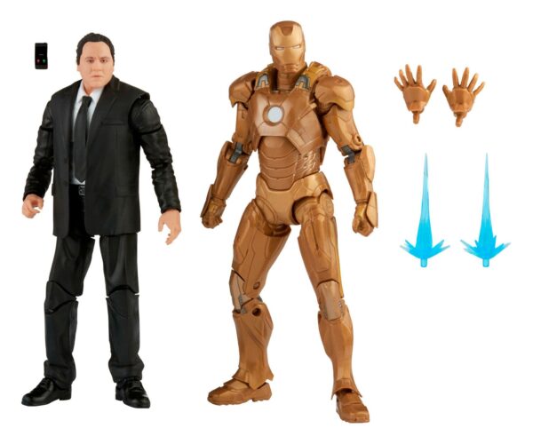 The Infinity Saga Marvel Legends Actionfiguren 2-Pack 2021 Happy Hogan & Iron Man (Iron Man 3) 15 cm – Bild 3