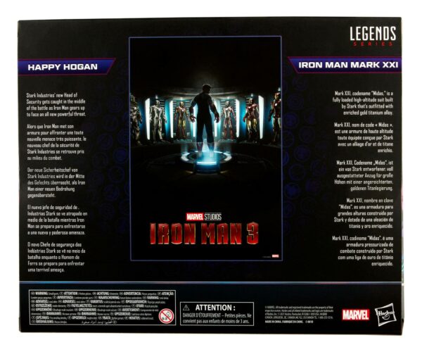 The Infinity Saga Marvel Legends Actionfiguren 2-Pack 2021 Happy Hogan & Iron Man (Iron Man 3) 15 cm – Bild 2
