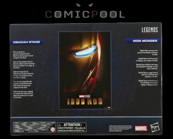 The Infinity Saga Marvel Legends Actionfiguren 2021 Obadiah Stane & Iron Monger (Iron Man) 15 cm – Bild 2