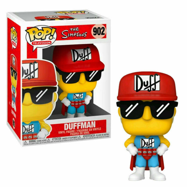 Simpsons POP! Animation Vinyl Figur Duffman 9 cm