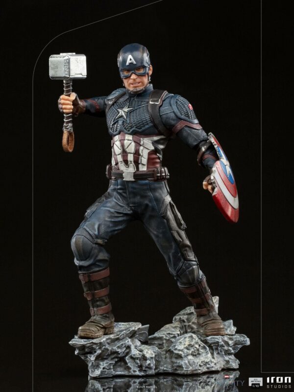 The Infinity Saga BDS Art Scale Statue 1/10 Captain America Ultimate 21 cm – Bild 2