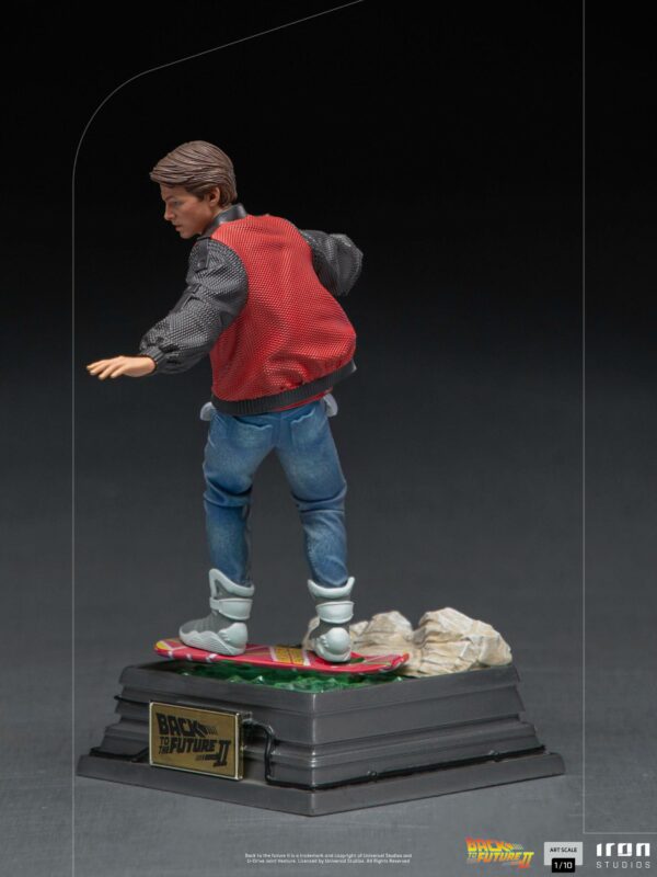 Zurück in die Zukunft II Art Scale Statue 1/10 Marty McFly on Hoverboard 22 cm – Bild 12