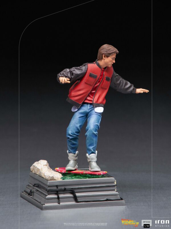 Zurück in die Zukunft II Art Scale Statue 1/10 Marty McFly on Hoverboard 22 cm – Bild 10
