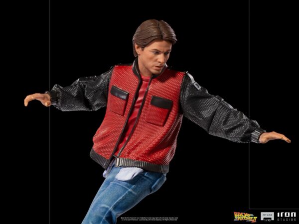 Zurück in die Zukunft II Art Scale Statue 1/10 Marty McFly on Hoverboard 22 cm – Bild 6