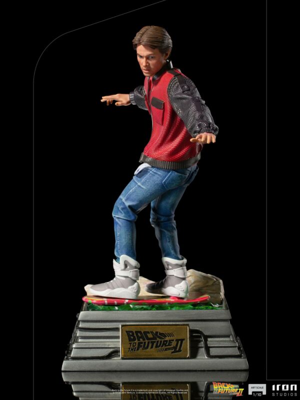 Zurück in die Zukunft II Art Scale Statue 1/10 Marty McFly on Hoverboard 22 cm – Bild 4