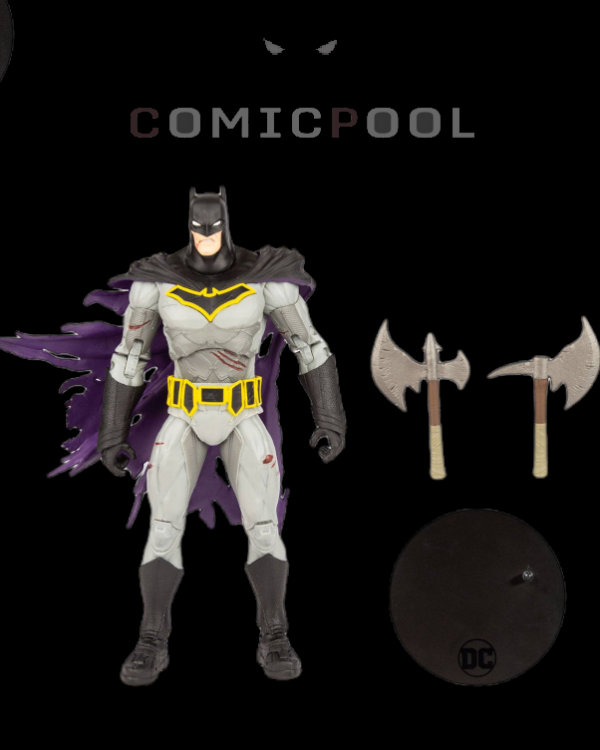 DC Multiverse Actionfigur Batman with Battle Damage (Dark Nights: Metal) 18 cm – Bild 4