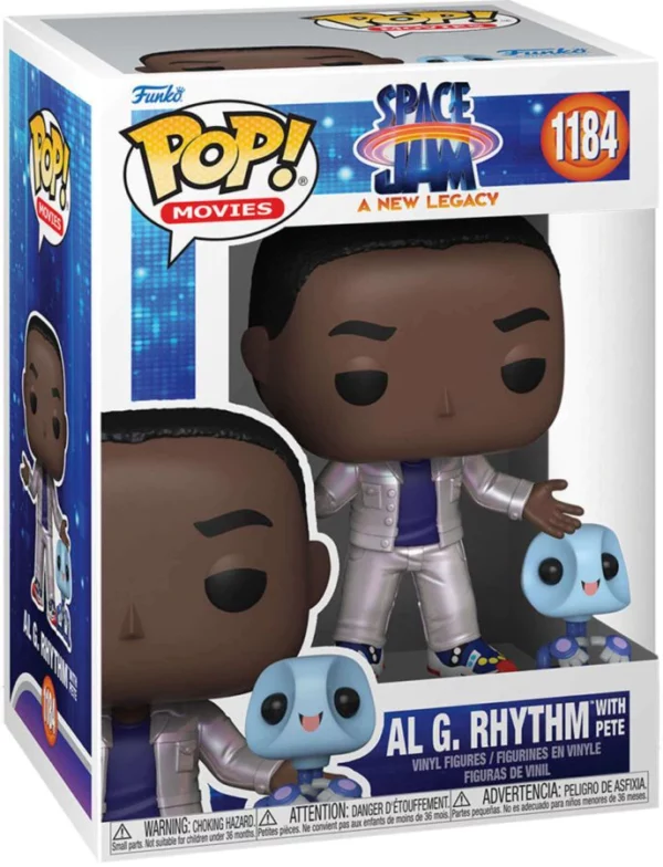 Space Jam 2 POP! Movies Vinyl Figur AI G w/Pete (Metallic) 9 cm