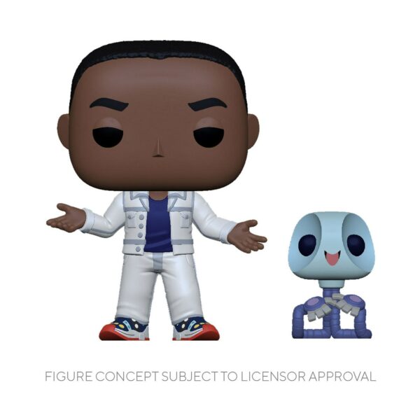 Space Jam 2 POP! Movies Vinyl Figur AI G w/Pete (Metallic) 9 cm – Bild 2