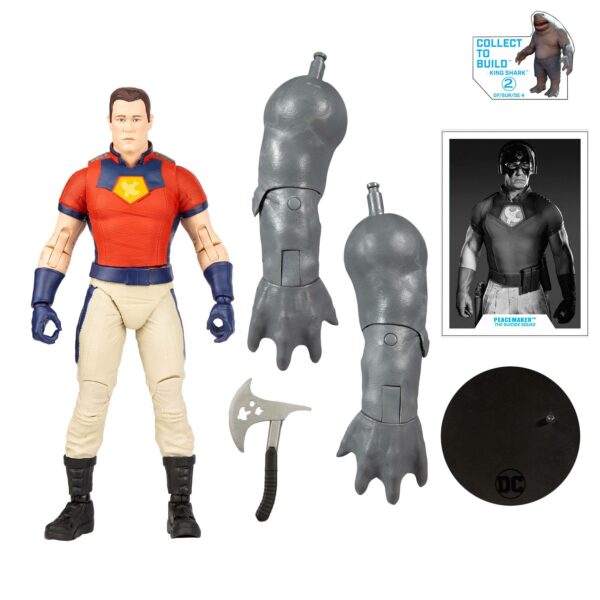 Suicide Squad Build A Actionfigur Peace Maker (Unmasked) 18 cm – Bild 4