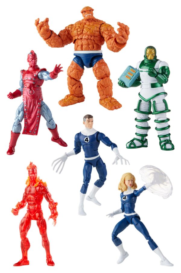 Marvel Legends Retro Collection Actionfiguren 15 cm Fantastic Four 2021 Wave 1 Sortiment (6) – Bild 2