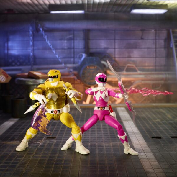 Power Rangers x TMNT Lightning Collection Actionfiguren 2022 Morphed April O´Neil & Michelangelo – Bild 2