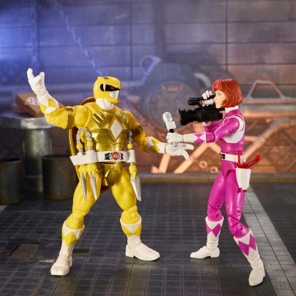 Power Rangers x TMNT Lightning Collection Actionfiguren 2022 Morphed April O´Neil & Michelangelo – Bild 3