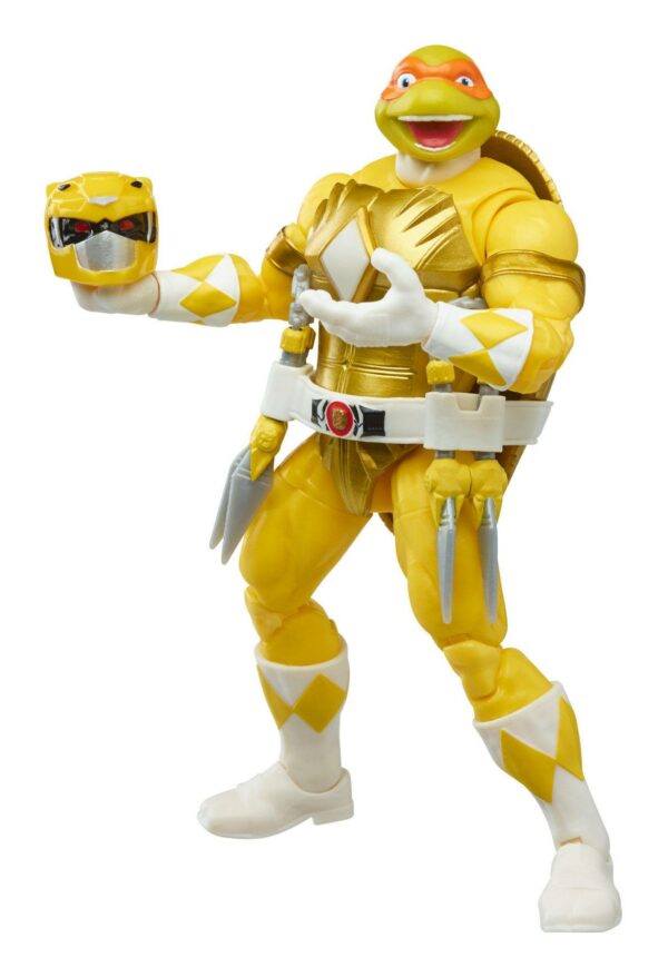 Power Rangers x TMNT Lightning Collection Actionfiguren 2022 Morphed April O´Neil & Michelangelo – Bild 6