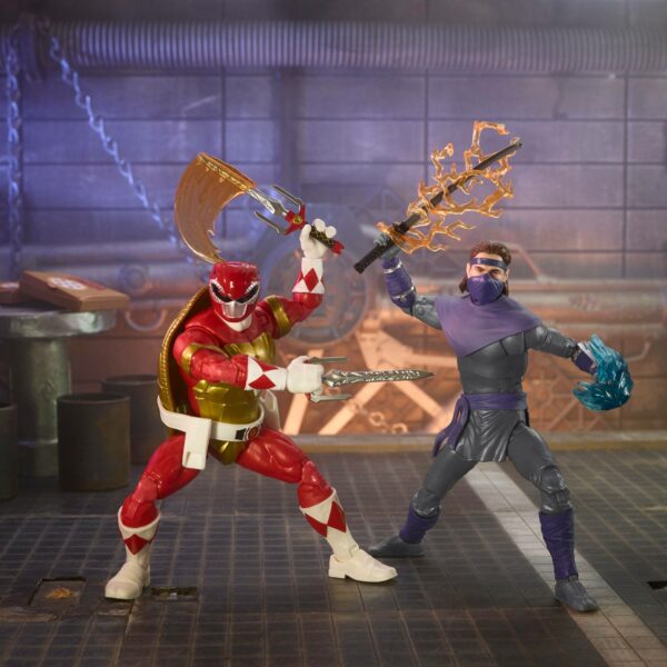 Power Rangers x TMNT Lightning Collection Actionfiguren 2022 Foot Soldier Tommy & Morphed Raphael – Bild 2