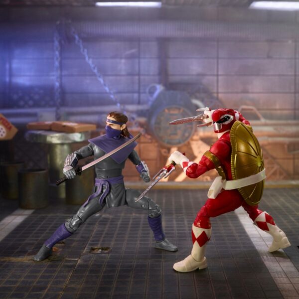 Power Rangers x TMNT Lightning Collection Actionfiguren 2022 Foot Soldier Tommy & Morphed Raphael – Bild 3