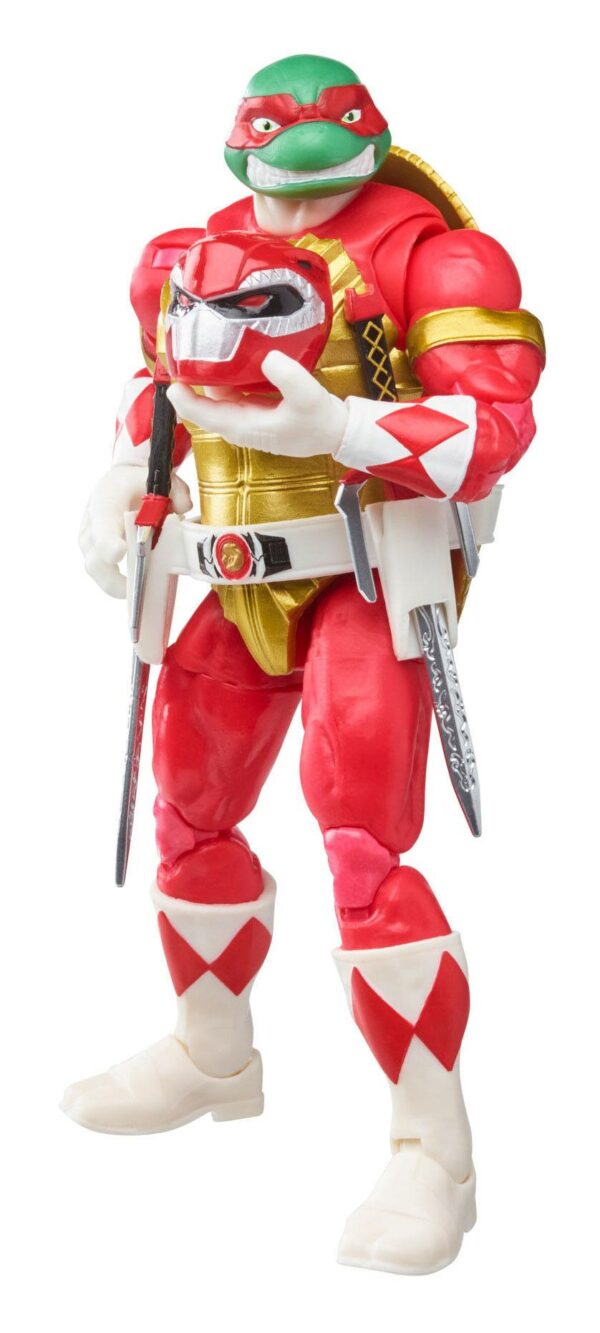 Power Rangers x TMNT Lightning Collection Actionfiguren 2022 Foot Soldier Tommy & Morphed Raphael – Bild 8