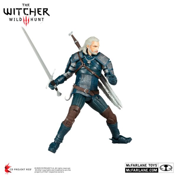 The Witcher Actionfigur Geralt of Rivia (Viper Armor: Teal Dye) 18 cm – Bild 5