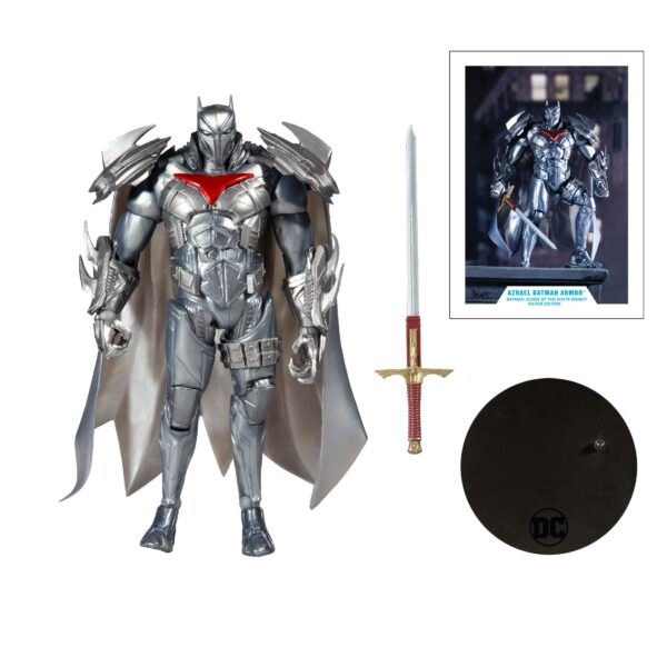 DC Multiverse Actionfigur Azrael Batman Armor (Batman: Curse of the White Knight) Gold Label 18 cm – Bild 4