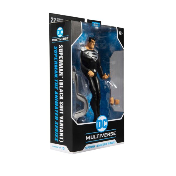DC Multiverse Actionfigur Superman Black Suit Variant (Superman: The Animated Series) 18 cm – Bild 2