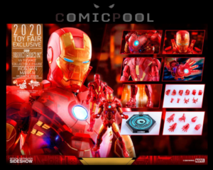 Iron Man 2 MM Actionfigur 1/6 Iron Man Mark IV (Holographic Version) 2020 Toy Fair Exclusive 30 cm