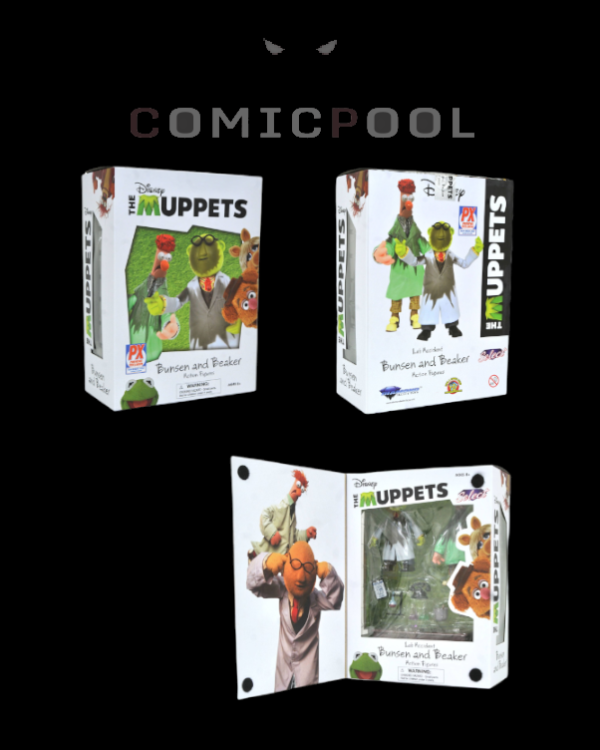 The Muppets Actionfiguren Box Set Lab Accident Bunsen & Beaker SDCC 2021 Previews Exclusive