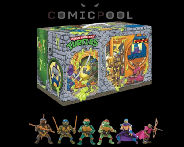 Teenage Mutant Ninja Turtles Sewer Lair Rotocast Action Figure 6-Pack - Previews Exclusive