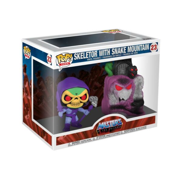 Masters of the Universe POP! Town Vinyl Figur Snake Mountain w/Skeletor 9 cm
