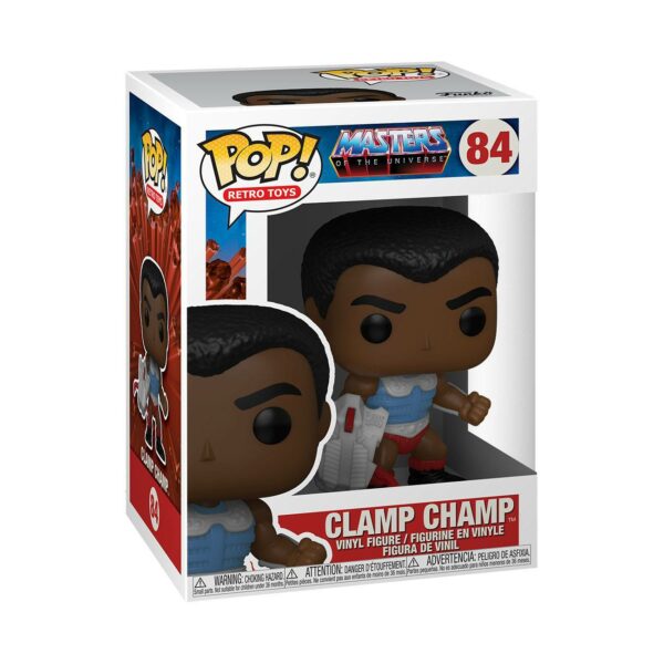 Masters of the Universe POP! Animation Vinyl Figur Clamp Champ 9 cm