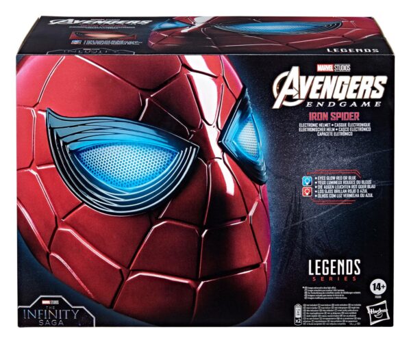 Avengers: Endgame Marvel Legends Series Elektronischer Helm Iron Spider – Bild 2
