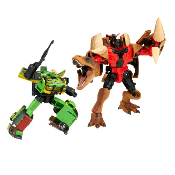 Jurassic Park x Transformers Generations Actionfiguren Tyrannocon Rex 18 cm & Autobot JP93 14 cm – Bild 3
