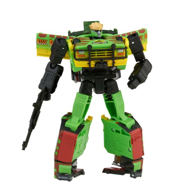 Jurassic Park x Transformers Generations Actionfiguren Tyrannocon Rex 18 cm & Autobot JP93 14 cm – Bild 6