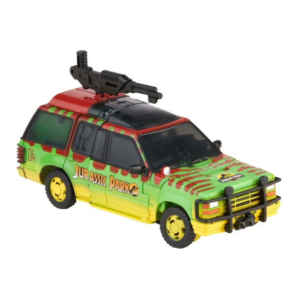 Jurassic Park x Transformers Generations Actionfiguren Tyrannocon Rex 18 cm & Autobot JP93 14 cm – Bild 11