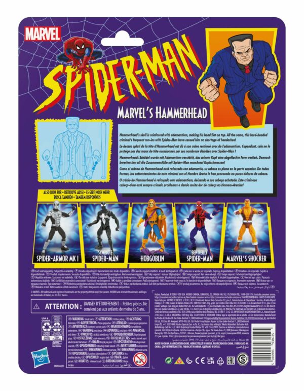 Spider-Man Marvel Legends Series Actionfigur 2022 Marvel's Hammerhead 15 cm – Bild 2