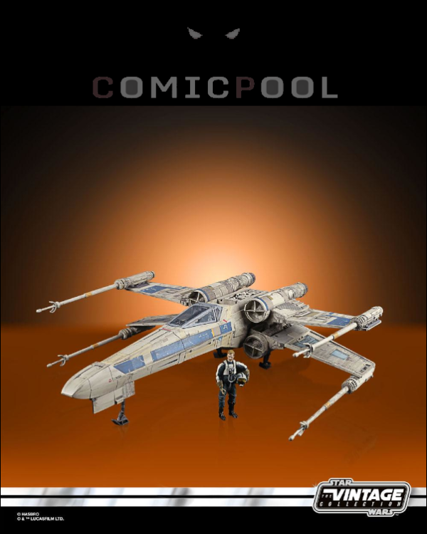 Star Wars Rogue One The Vintage Collection Fahrzeug mit Figur Antoc Merrick's X-Wing Fighter