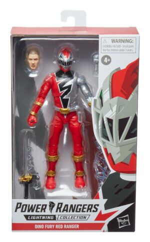 Power Rangers Dino Fury Lightning Collection Actionfigur 2022 Red Ranger 15 cm