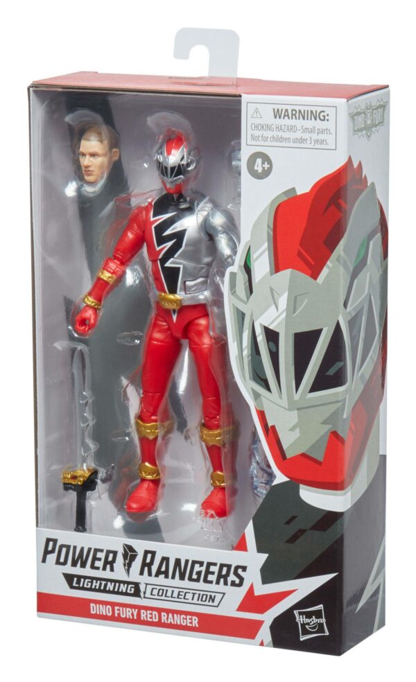 Power Rangers Dino Fury Lightning Collection Actionfigur 2022 Red Ranger 15 cm – Bild 2