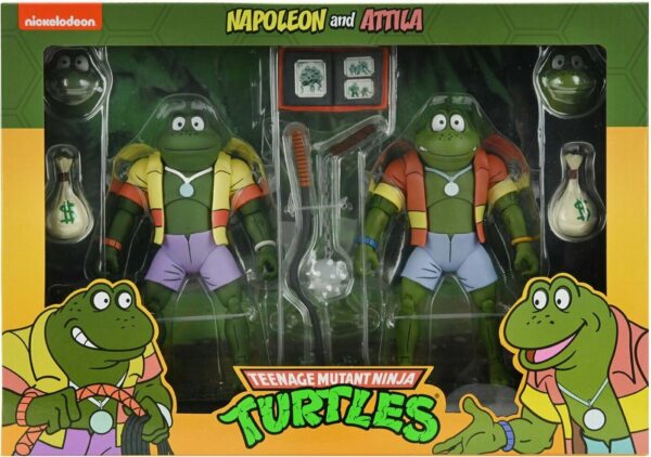 Teenage Mutant Ninja Turtles Actionfiguren Doppelpack Napoleon & Atilla Frog 18 cm