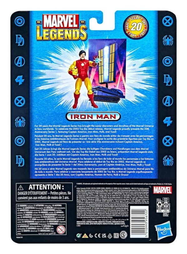 Marvel Legends 20th Anniversary Series 1 Actionfigur 2022 Iron Man 15 cm – Bild 2