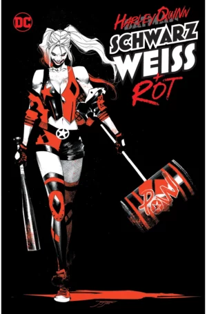 Harley Quinn: Schwarz, Weiss und Rot