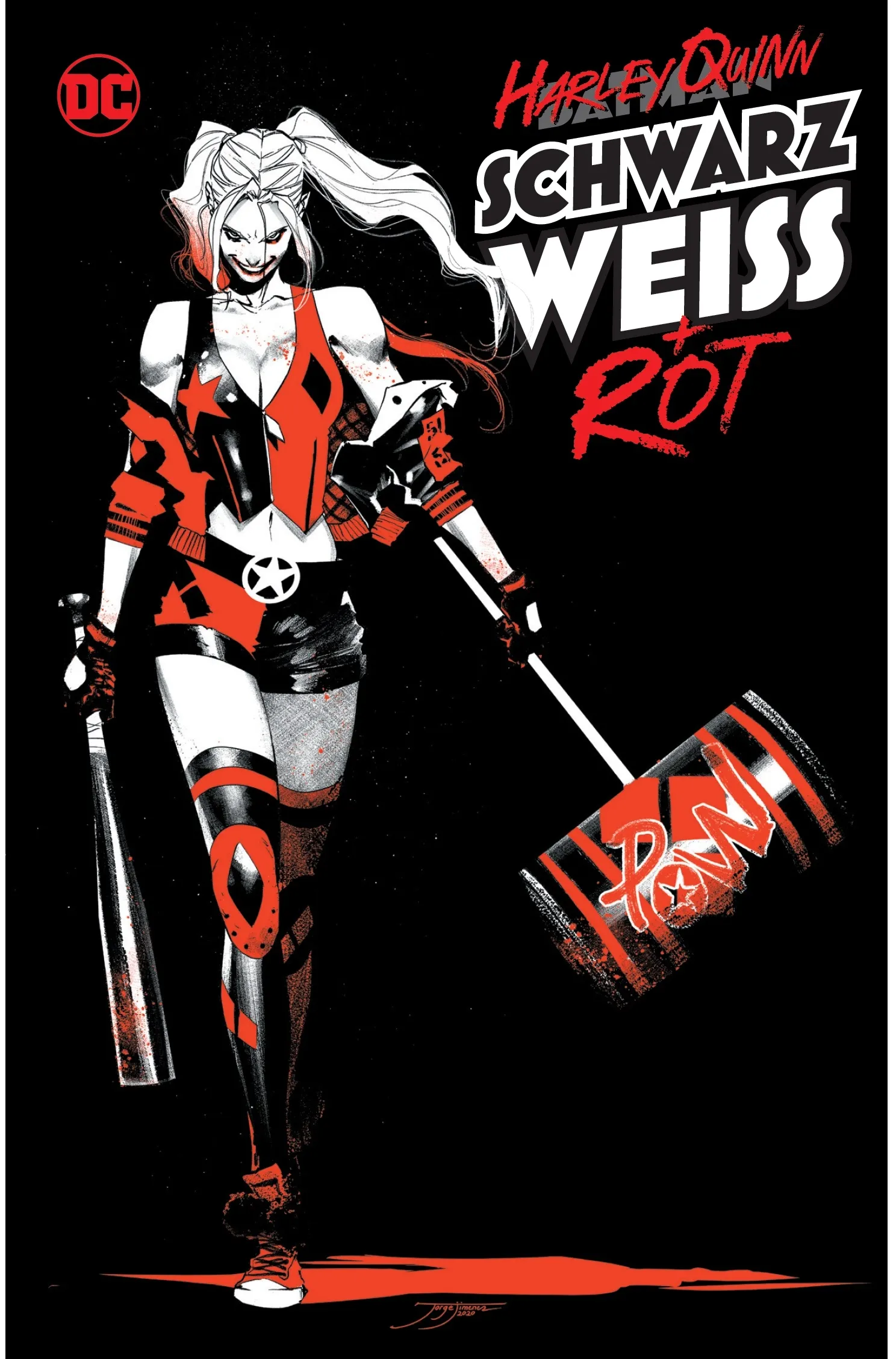 Harley Quinn: Schwarz, Weiss und Rot