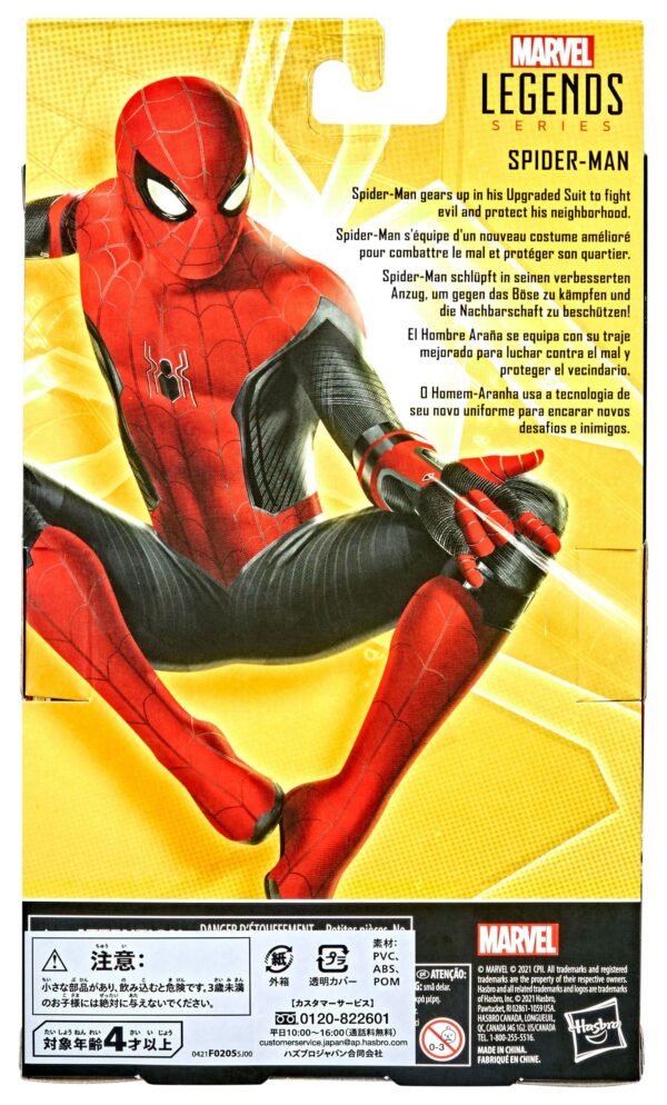 Spider-Man Marvel Legends Series Actionfigur 2021 Upgraded Suit Spider-Man 15 cm – Bild 3