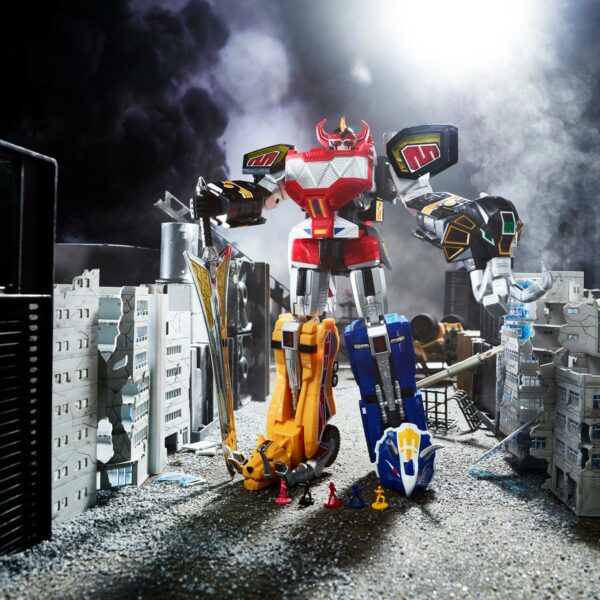 Mighty Morphin Power Rangers Lightning Collection Zord Ascension Project Actionfigur 2022 1/144 Dino Megazord 28 cm – Bild 3