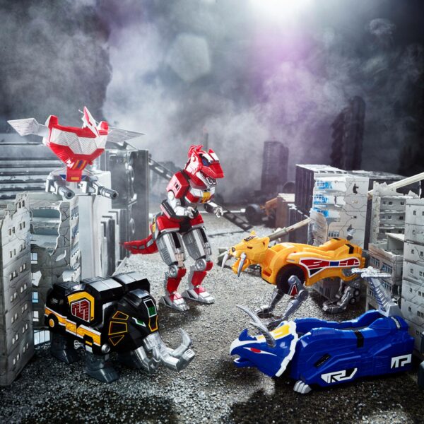 Mighty Morphin Power Rangers Lightning Collection Zord Ascension Project Actionfigur 2022 1/144 Dino Megazord 28 cm – Bild 8