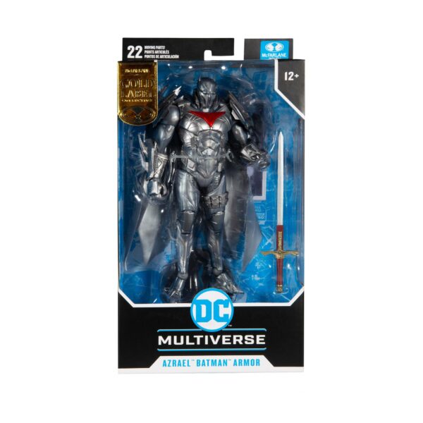DC Multiverse Actionfigur Azrael Batman Armor (Batman: Curse of the White Knight) Gold Label 18 cm