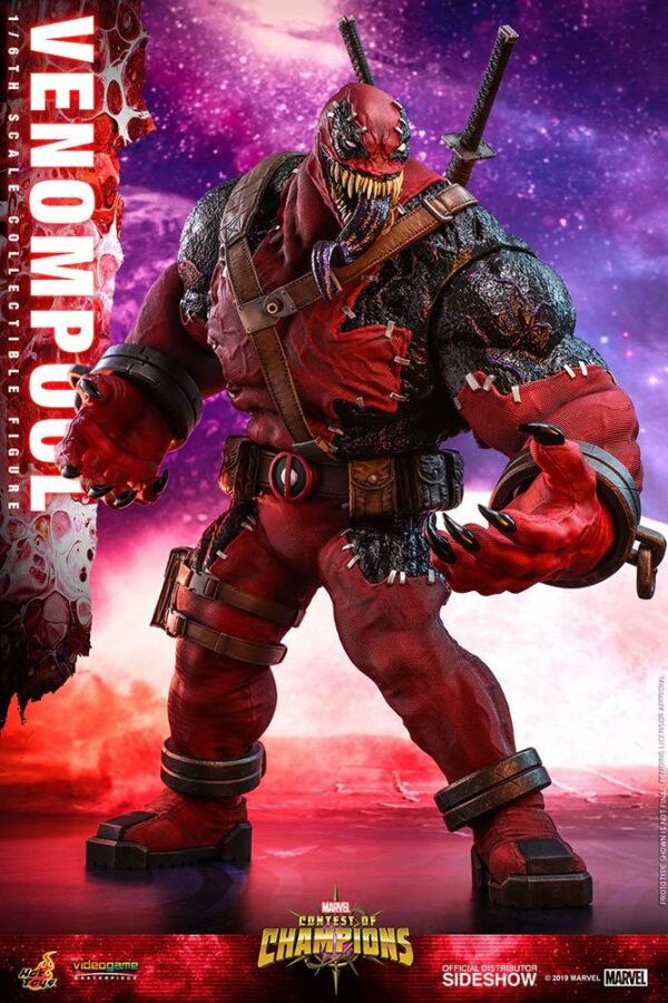 Marvel: Sturm der Superhelden Video Game Masterpiece Actionfigur 1/6 Venompool 37 cm – Bild 14