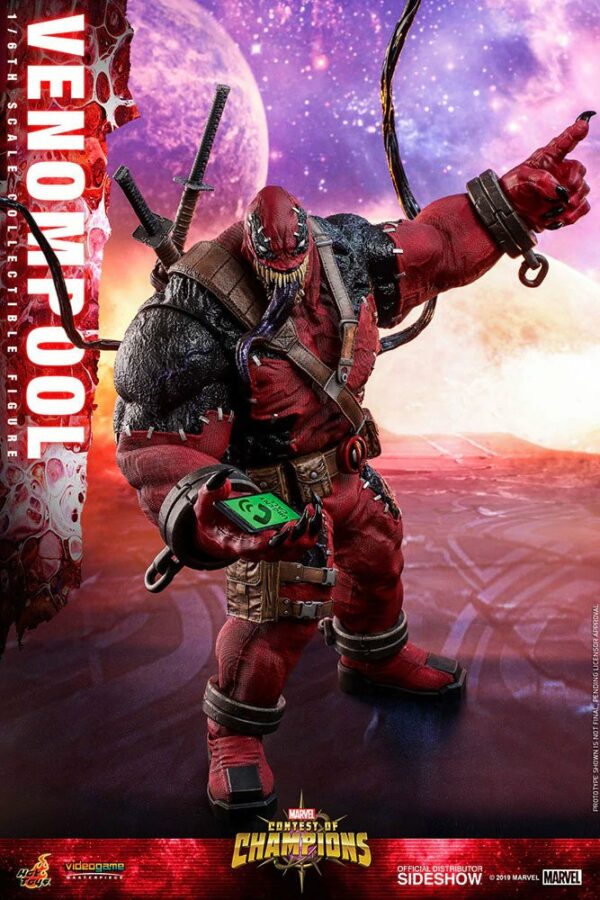 Marvel: Sturm der Superhelden Video Game Masterpiece Actionfigur 1/6 Venompool 37 cm – Bild 13
